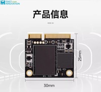 TEKET SSD MSATA demi-taille 128 Go 64 Go 32 Go 16 Go 8 Go 4 Go demi-hauteur MINI PCIe