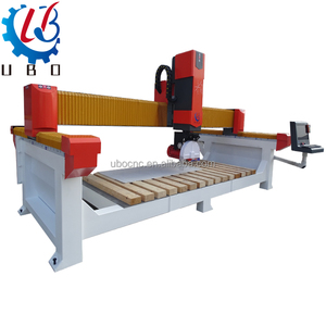UBO Factory <strong>Cnc</strong> for Stone Processing <strong>Router</strong> Stone Saw Cutting Machine <strong>4</strong> Axis 45 Degree Tile Cutter for Tombstone Marble Cutting - Product Image 2