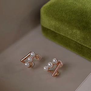 Accessoires DIY en argent S925 WENCHI pour perles de 4-5 mm avec support multi-perles 11100 pour boucles d'oreilles fines et bijoux - Product Image 2