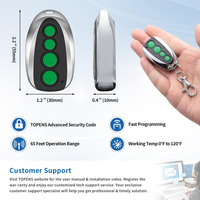 Transmisor de control remoto M12 433,92 MHZ para abridor de puerta Aleko / Lockmaster