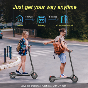 Patinete Eléctrico Gyroor HR9 para Adultos, Llantas de 8.5 Pulgadas, 350W, Plegable y Portátil, Patinetes Eléctricos Urbanos - Product Image 4