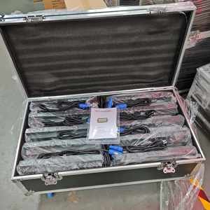 <span class=keywords><strong>Effet</strong></span> d'éclairage de scène : Stroboscope LED 8+8 segments de haute qualité, 10 produits inclus dans le flight case, couleurs de scène RGBW - Product Image 5