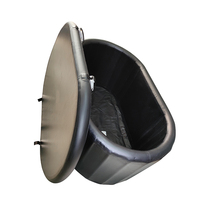 Baignoire à glace pliable portable gonflable de haute qualité pour athlètes, garantie 1 an