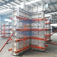 Coffrage en aluminium à faible coût H&F, coffrage en béton, réutilisable, léger, durable, coffrage en aluminium modulaire pour la construction