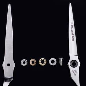 Ciseaux à cheveux Kawamoto, ciseaux plats, ciseaux à effiler 30 dents, pour droitiers, argentés, outils de coiffure professionnels - Product Image 5