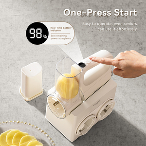Coupe-légumes électrique domestique OEM, trancheuse <span class=keywords><strong>à</strong></span> pommes de terre et concombres, machine <span class=keywords><strong>à</strong></span> découper les oignons très efficace - Product Image 2