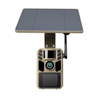 Caméra de chasse thermique 4G LTE solaire pour extérieur, vision nocturne thermique 4K 48MP, étanche IP67