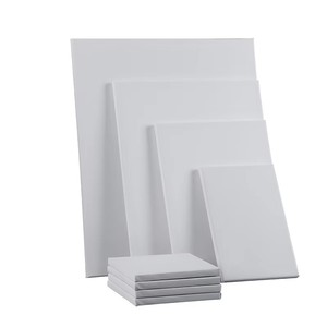 Custom Size Stretched Cotton <b>Canvas</b> Painting with <b>Wood</b> <b>Frame</b> White Color UV Printing - Product Image 5