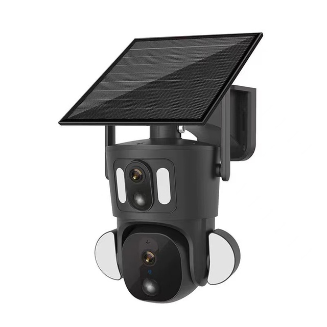 Smart 4G Solar Powered 4MP Battery IP Security Camera Wireless Outdoor CCTV Camera for Farm