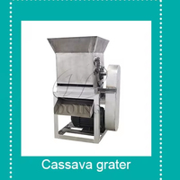 Broyeur de manioc 1-2 TPH avec moteur, machine à broyer le manioc en stock à l'entrepôt nigérian pour ligne de production de garri