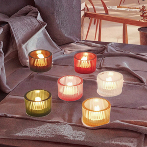 Transparent Glass Eco-friendly Handmade Christmas <b>Candle</b> Stand Customizable Aromatherapy Home Decor High Quality in Stock - Product Image 2