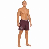 Shorts de grappling BJJ personnalisés pour hommes, taille élastique, shorts de combat MMA pour entraînement sans équipement