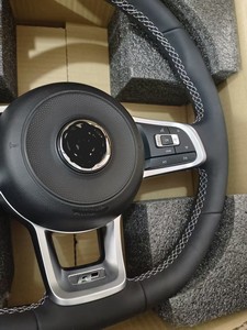 <span class=keywords><strong>Volant</strong></span> en <span class=keywords><strong>cuir</strong></span> amélioré pour Volkswagen Golf 6/7 R Golf MK6 Mk7 GTI GTD Passat, prêt à l'emploi - Product Image 3