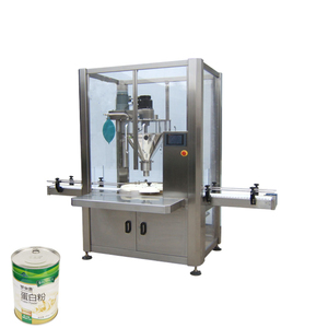500ml <strong>Protein</strong> <strong>Powder</strong> Shake Bottle Automatic Filling Sealing Machine <strong>Whey</strong> <strong>Protein</strong> <strong>Powder</strong> Filling Machine With Sticker Labeller - Product Image 5