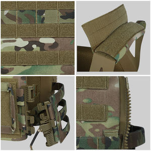 Gilet tactique Artex de haute qualité à dégagement rapide, pour entraînement extérieur, porte-plaques Molle camouflage, protection corporelle - Product Image 4