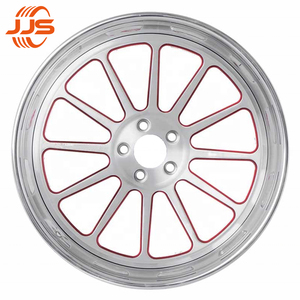 JJS Roue de voiture de tourisme en alliage d'aluminium forgé personnalisé en deux pièces de 18 à 22 pouces poli pour Audi A7 S7 <span class=keywords><strong>RS7</strong></span> - Product Image 2