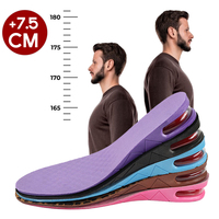 Solette Regolabili in Altezza con Supporto per Arco Plantare, Leggere ed Elastiche, per Aumentare l'Altezza