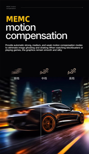 Proyector Inteligente C8 <span class=keywords><strong>Pro</strong></span> 32G Android 4000 Lúmenes LCD 4K para Cine en Casa, Full HD 1080P 3D LED con Enfoque Automático, Portátil para Negocios - Product Image 4
