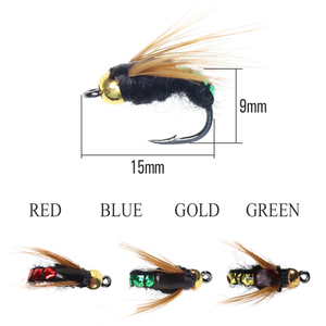 32 pz/scatola che affondano velocemente ninfa Scud mosca <span class=keywords><strong>trota</strong></span> mosche mosche da pesca mosche <span class=keywords><strong>esche</strong></span> <span class=keywords><strong>artificiali</strong></span> per insetti esca per la pesca del torrente - Product Image 2
