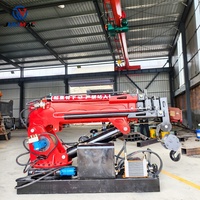Nouvelle grue articulée miniature montée sur camion de 1 à 16 tonnes avec pompe hydraulique et boîte de vitesses, hauteur de levage de 6 m et stabilisateurs
