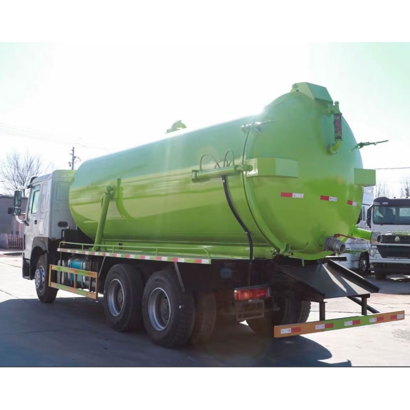 The Powerful Howo 6x4 Sewage Suction Truck Efficiently Handles Large-scale Sewage Disposal Tasks