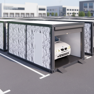 Maison préfabriquée en acier <span class=keywords><strong>de</strong></span> 20 pieds, bâtiment <span class=keywords><strong>de</strong></span> bureau préfabriqué <span class=keywords><strong>de</strong></span> luxe, <span class=keywords><strong>garage</strong></span>, appartement, école, <span class=keywords><strong>porte</strong></span> <span class=keywords><strong>de</strong></span> <span class=keywords><strong>garage</strong></span> à enroulement rapide - Product Image 6