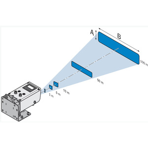 Capteur de distance laser infrarouge SICK DT1000-S11101, capteur de proximité optique pour usage industriel - Product Image 3