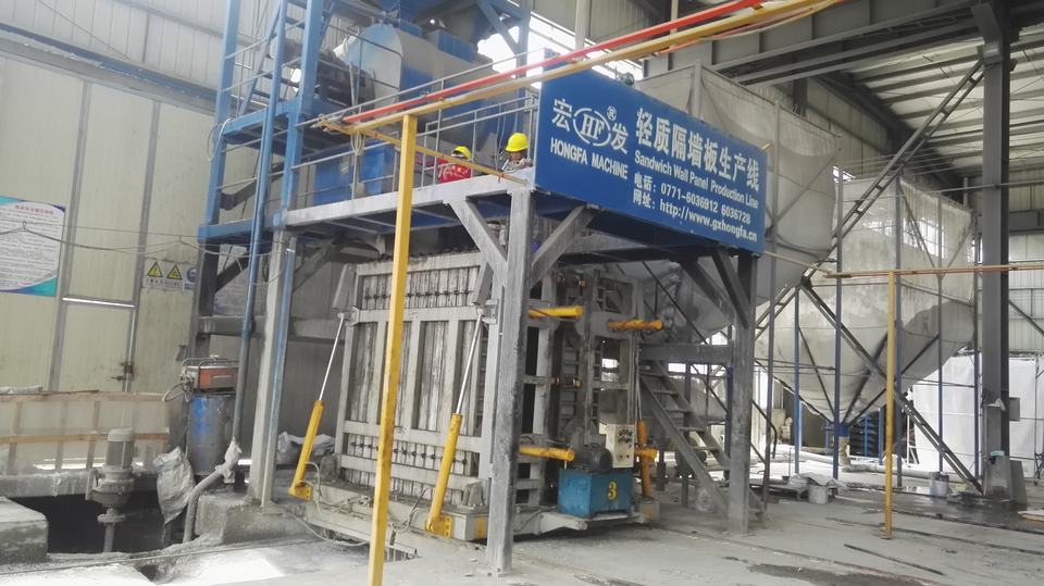 Eps Automatic Plastering Machine Panelboard Fabrication Machine Panel ...