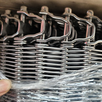 Convoyeur à spirale circulaire en acier inoxydable flexible pour tunnel de refroidissement de pain et congélateur IQF de boulangerie
