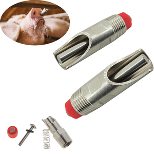 Équipement d'élevage porcin, abreuvoir à tétine pour porcs, abreuvoirs à tétine en acier inoxydable pour truies et porcelets - Product Image 1