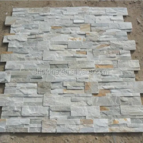 Natural Pieces for Stack Exterior Slate Stone Walls Cladding