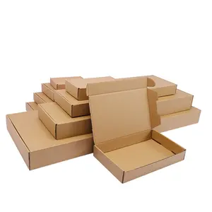 Fabrica Atacado Caixa De Papel Kraft Super Duro Avião Caixa De Papelão Ondulado Mailing Box