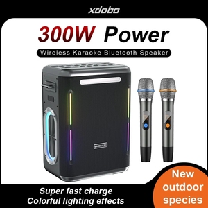 ลำโพง Xdobo <span class=keywords><strong>Mirage</strong></span> Party 1981 กำลังขับ 300W 500W ลำโพงพกพาไร้สายพร้อมไมโครโฟน บลูทูธ เสียงดังสำหรับงานปาร์ตี้กลางแจ้ง คาราโอเกะ ซับวูฟเฟอร์ - Product Image 2