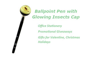 Pasokan pabrik promosi Real Scorpion bola bercahaya pulpen untuk anak-anak menarik kembali ke sekolah pena hadiah untuk pendidikan - Product Image 4