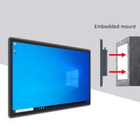 Panel PC Táctil Industrial Android/Linux/Win10 11, Todo en Uno, Integrado/Montaje en Pared/Escritorio, Computadora Sin Ventilador