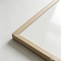 Tableau blanc magnétique mural effaçable à sec, cadre en bois/métal/MDF, personnalisable avec logo (logo personnalisé accepté)