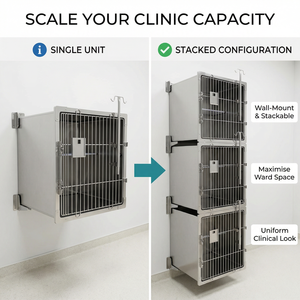 Innovative <strong>Pet</strong> Care System Ensuring Maximum Security and Efficiency in Hospitals: Professional Grade cat Stainless <strong>Cage</strong> - Product Image 5
