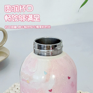 Star Shaped Insulated Water Bottle 316 Stainless Steel Double Wall Vacuum For Girls Students Back To School Gift - Product Image 5