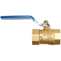 1 ''2 1/2'' Válvula de bola de latón Manual 600 WOG Unión de agua alta PTFE Sellado Colector de extensión de larga duración