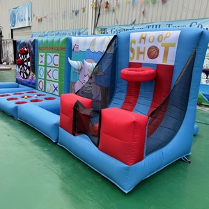 Chất lượng cao Inflatable lễ hội trò chơi cho doanh số bán hàng với Oxford vải chất liệu ngoài trời tương tác Trò chơi bắn súng - Product Image 4