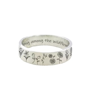Anillo <span class=keywords><strong>Vose</strong></span> Vunflower Vintage 'You Belong Among the Wildflowers' - Product Image 5