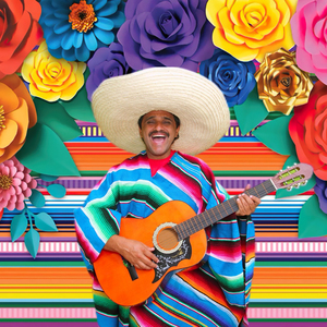 Phông Nền Sọc dự tiệc theo chủ đề Mexican Fiesta <span class=keywords><strong>cinco</strong></span> de <span class=keywords><strong>mayo</strong></span> hoa giấy trang trí tiệc tùng - Product Image 4