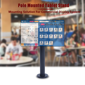 <span class=keywords><strong>Support</strong></span> de <span class=keywords><strong>caisse</strong></span> enregistreuse sur pied avec réglage en hauteur, moniteur simple/double, <span class=keywords><strong>support</strong></span> de bureau VESA standard 75x75mm pour le commerce de détail - Product Image 5