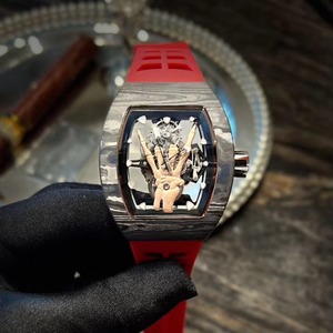 New Materials Integrated Into Traditional Manufacturing Processes Exquisite Appearance Carbon Fiber Mechanical <b>Watch</b> - Product Image 1