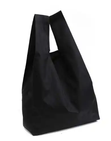 Recycled Folding Canvas Non-Woven PVC Shopping Bag with Pouch