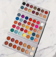 Nouvelle Arrivée Palette de Fards à Paupières Vegan 63 Couleurs Longue Tenue Effet Mat Pailleté Multi-usages Finition Métallique Vente en Gros