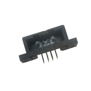 Ô tô kết nối 8 pin nam kết nối 90 độ khuỷu tay Bảng điều khiển gắn kết tự động kết nối PCB loại với hai lỗ cố định - Product Image 2