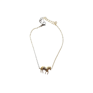 Stainless Steel Horse Pendant Necklace <b>Box</b> <b>Chain</b> PVD Gold Plated Fashion Jewelry for Women Gift - Product Image 2