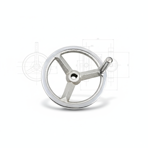 גלגל יד עם חישורים מברזל יצוק איכותי עם ידית - Product Image 1