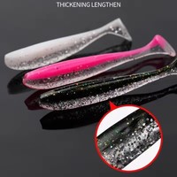 Leurre de pêche 55mm 63mm 70mm 90mm 120mm, T Tail Worm, appât souple, jigging, wobblers, tackle, basse, brochet, appât artificiel en silicone, swimbait
